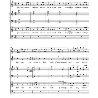 LB 742 Wees geprezen, bron en schenker (in: uitg. 222sub-6)