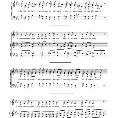 LB 715 Zoals de halmen buigen in de wind (in: uitg. 222)